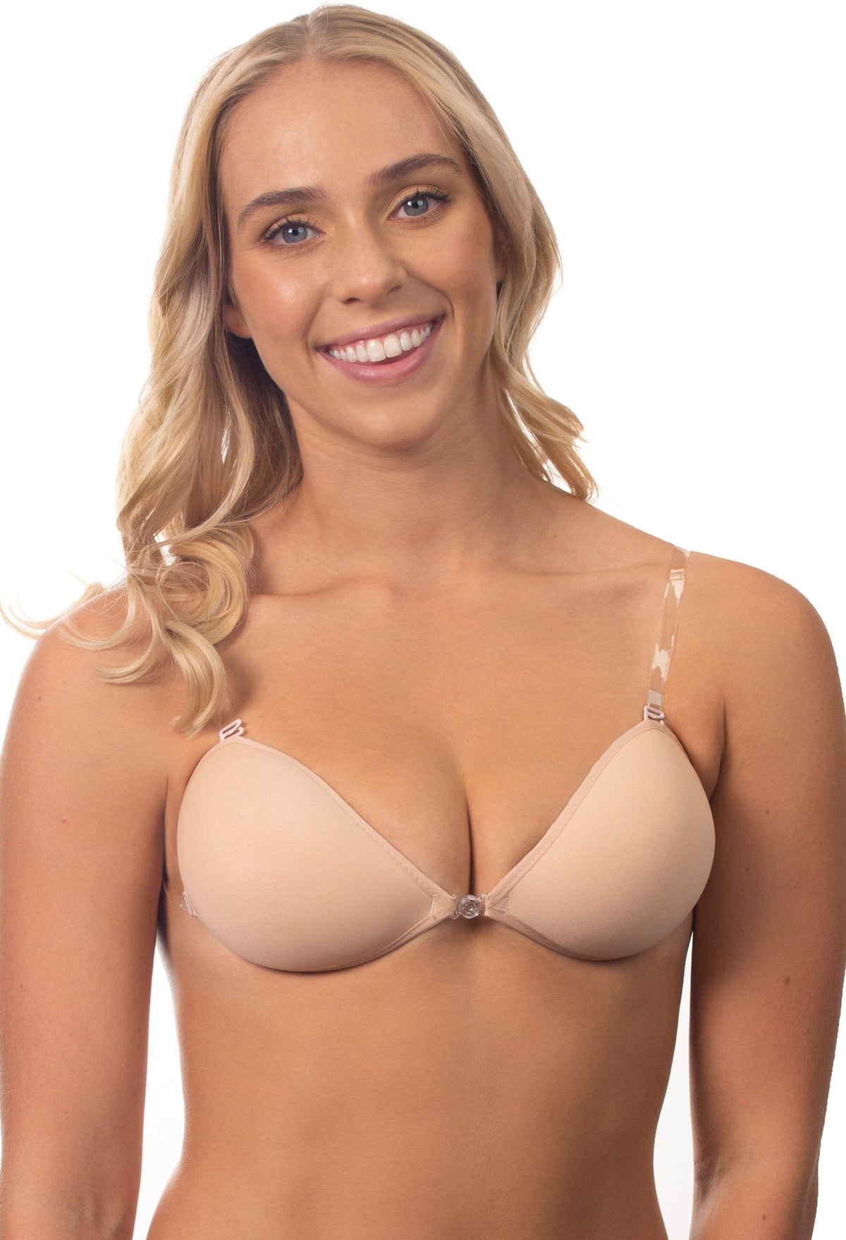 Adhesive Padded Sticky Bra 2 Pack + Clear Straps