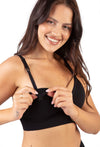 Plunge Nursing Comfort Bra – Wireless with Fixed Moulded Cups