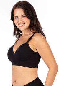 Plunge Nursing Comfort Bra – Wireless with Fixed Moulded Cups