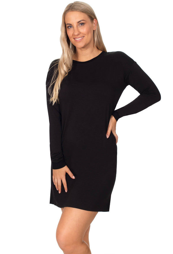 Bamboo Night Dress | Long Sleeves