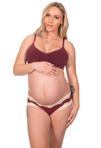 Maternity Cotton Low Rise Hipster Brief - 3 Pack