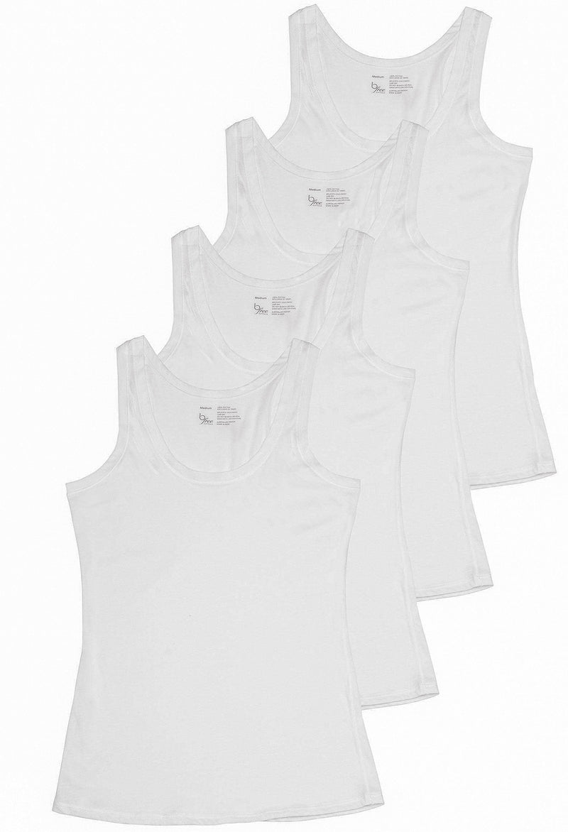 Superfine﻿ 100% Cotton Tank Top - 4 Pack﻿