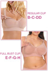 Pink Bamboo Nursing Bra + High Cut Undies Set With FREE Eco-Friendly Reusable Nursing Pads