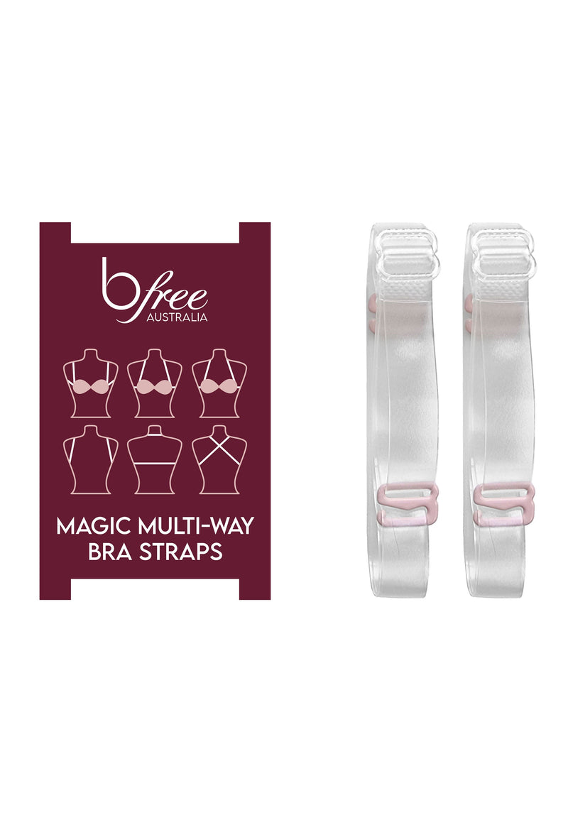 Lightweight Adhesive Bra with Clear Straps