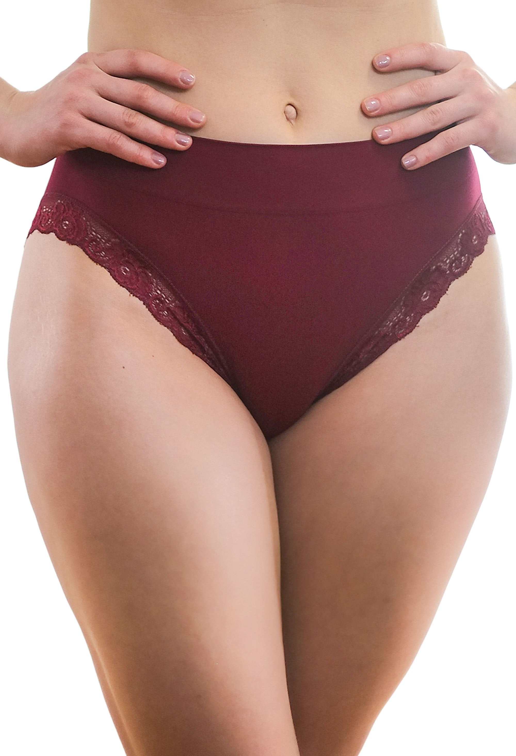 Burgundy Lace Lounge Set