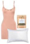 Bamboo Slip & 100% Mulberry Silk Pillowcase + Bedtime Tea Set