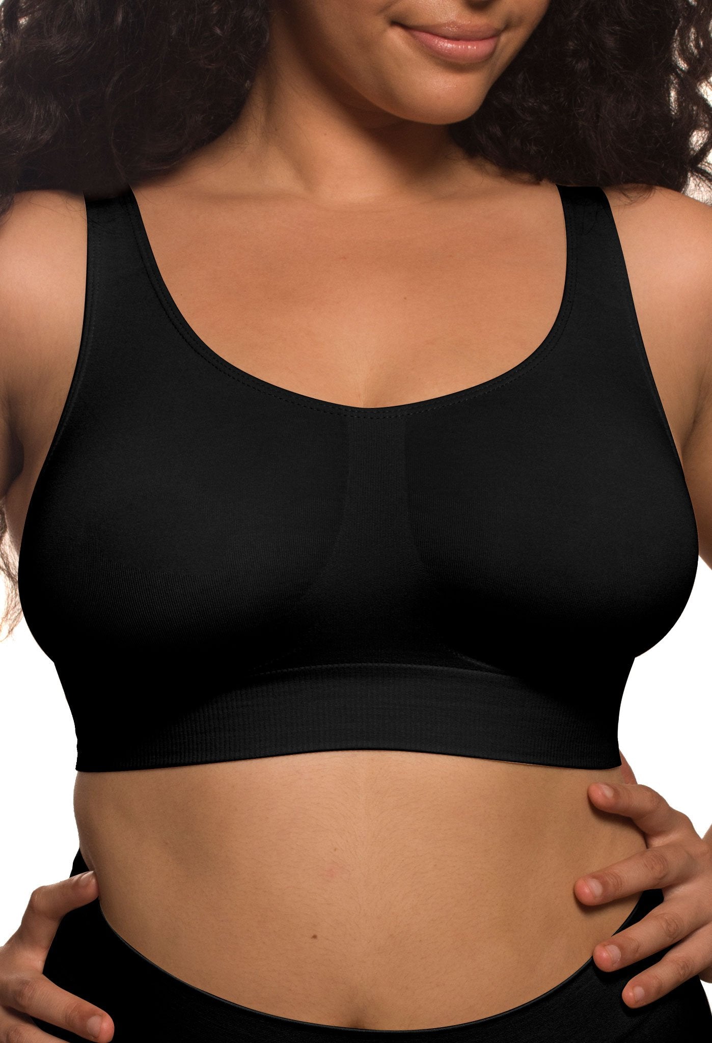 Full Coverage Wire Free Comfort Crop Bra