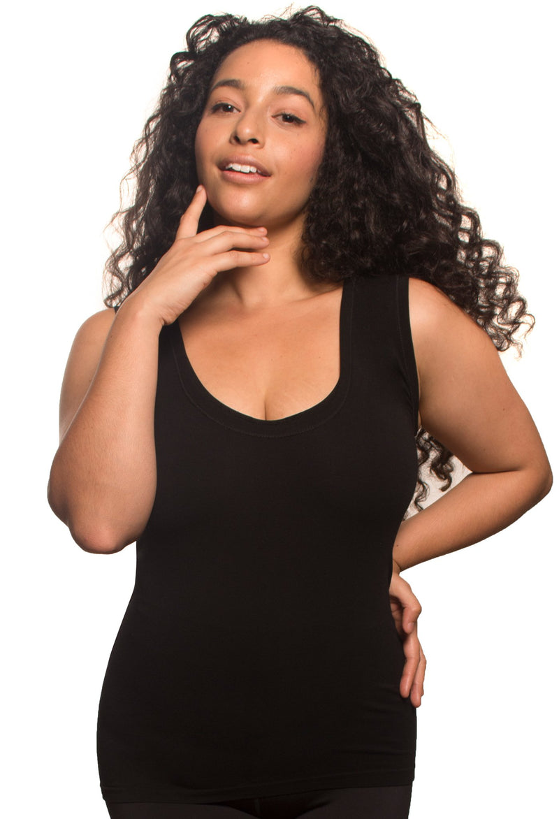 Curvy Bamboo Tank Top