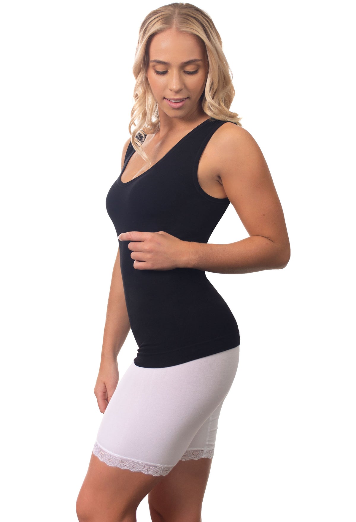 Black Bamboo Tank Top