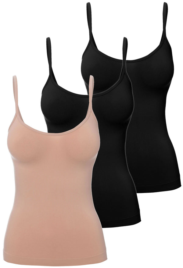 Curvy Bamboo Camisole 3 Pack