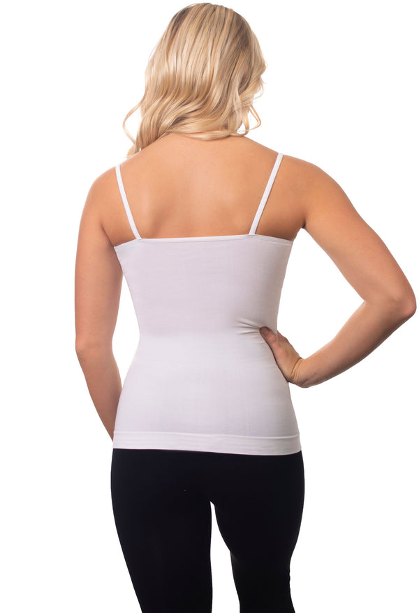 Versatile bamboo white singlet for day-to-night outfits