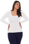 Curvy Bamboo Long Sleeve Top