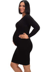 Maternity Bamboo Long Sleeve Dress