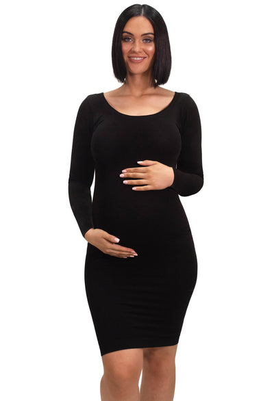 Maternity Bamboo Long Sleeve Dress