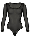 Black Mesh Bodysuit