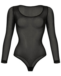 Mesh Bodysuit Long Sleeve