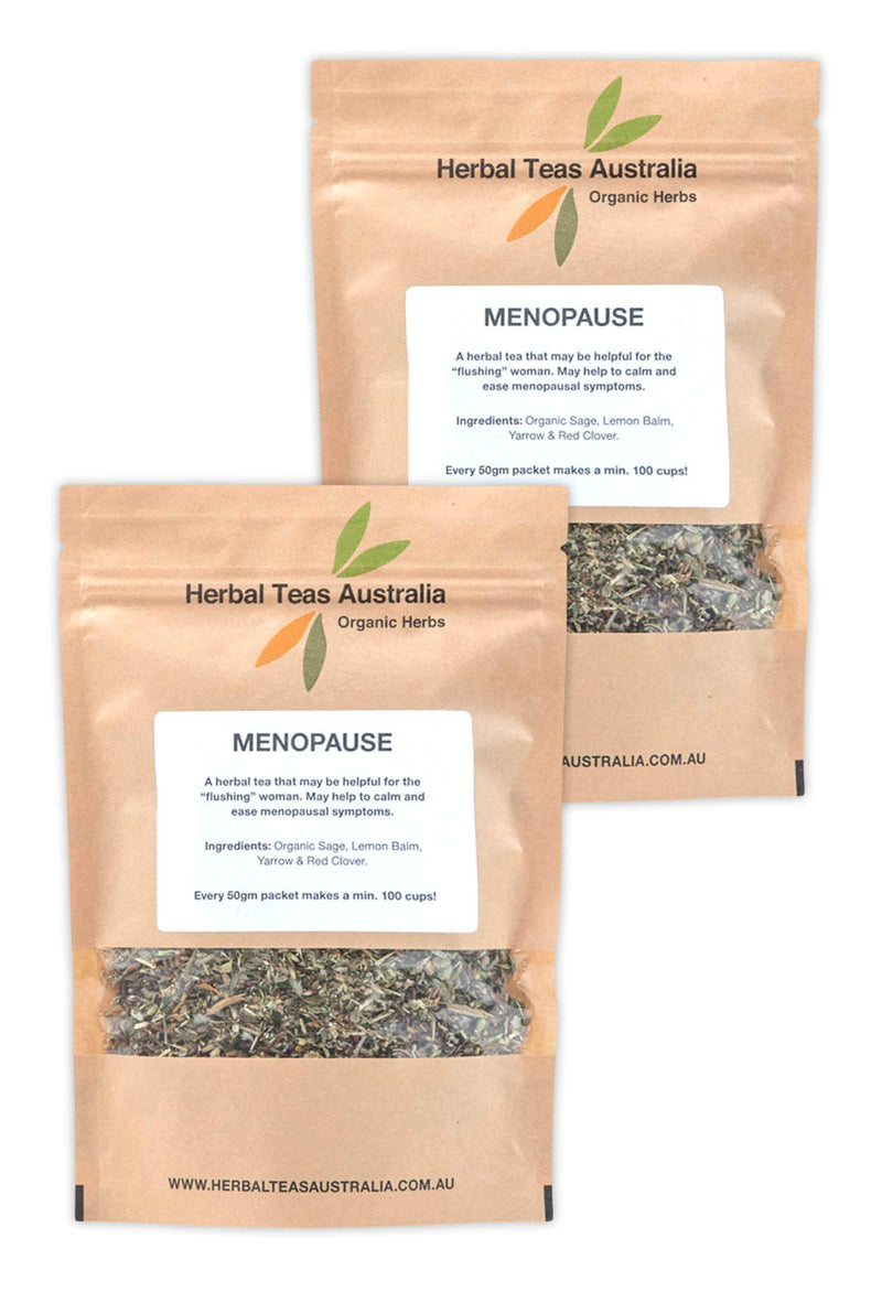 Organic Menopause Herbal Tea 2 Pack - Makes 200 Cups