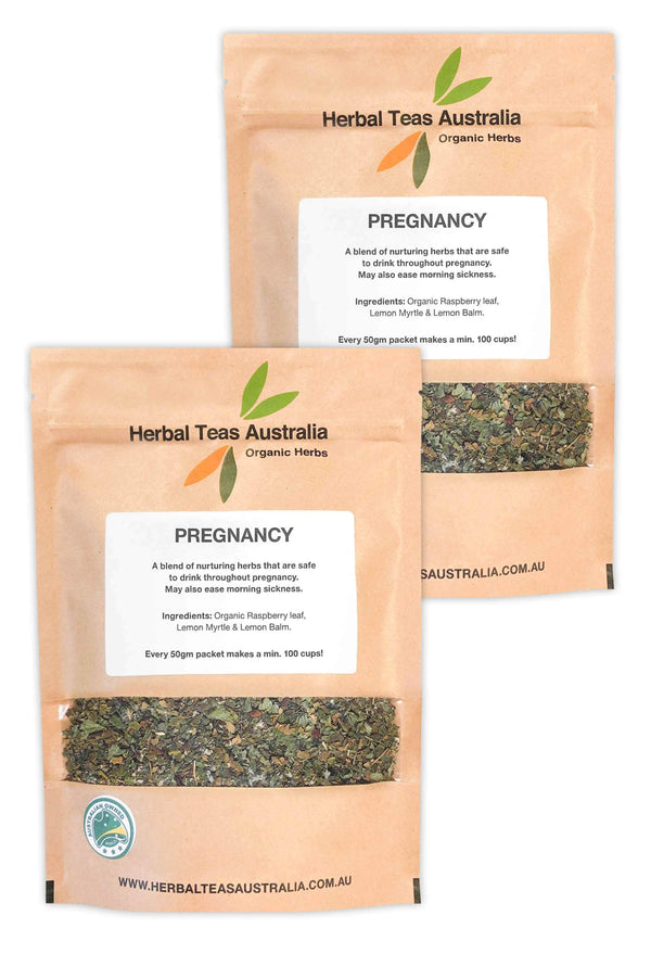 Organic Pregnancy Herbal Tea 2 Pack - Makes 200 Cups