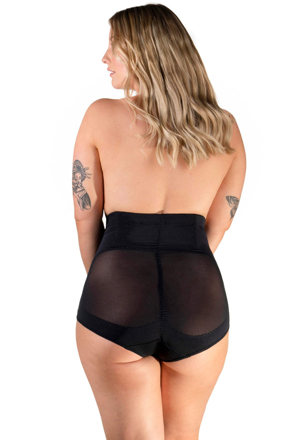 High Waist Power Mesh Tummy Control Brief