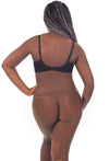 Underbust Stay Up Shaping G String - Chocolate