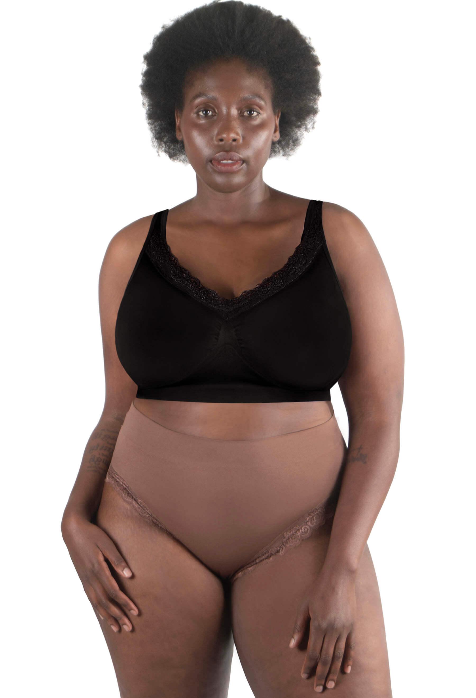 Lightweight Wire Free Bra For Big Boobs