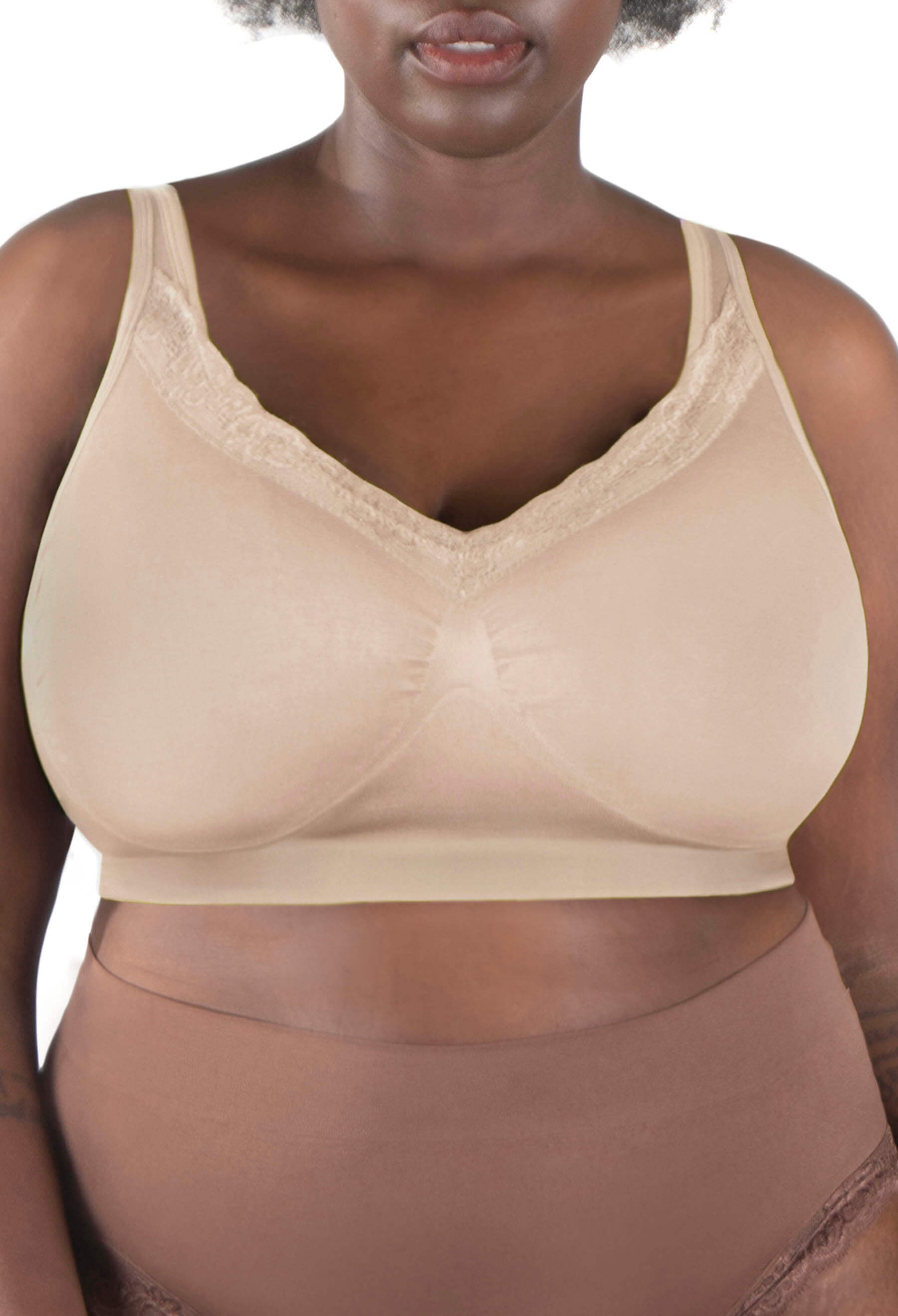 Lightweight Wire Free Bra For Big Busts