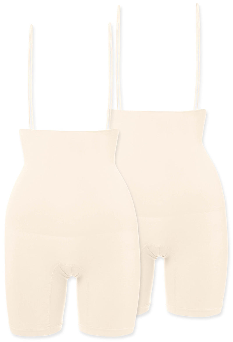 Post-Maternity Stay Up Shorts 2 Pack