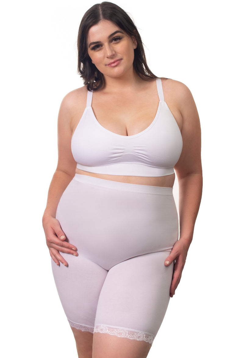 Cotton long leg underwear for plus size women