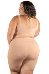 Plus Size Anti Chafing High Rise Long Cotton Shorts - 3 Pack