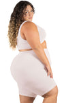 Curvy Anti Chafing High Rise Long Cotton Shorts - 3 Pack