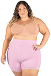 Curvy Anti Chafing High Rise Petite Cotton Shorts