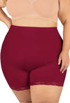 Plus Size Anti Chafing High Rise Petite Cotton Shorts