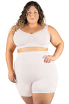 Curvy Anti Chafing High Rise Petite Cotton Shorts - 3 Pack