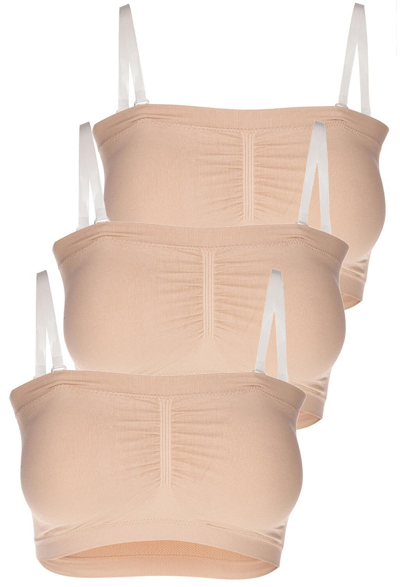 Nursing Soft Comfort Padded Bandeau Bra Pack