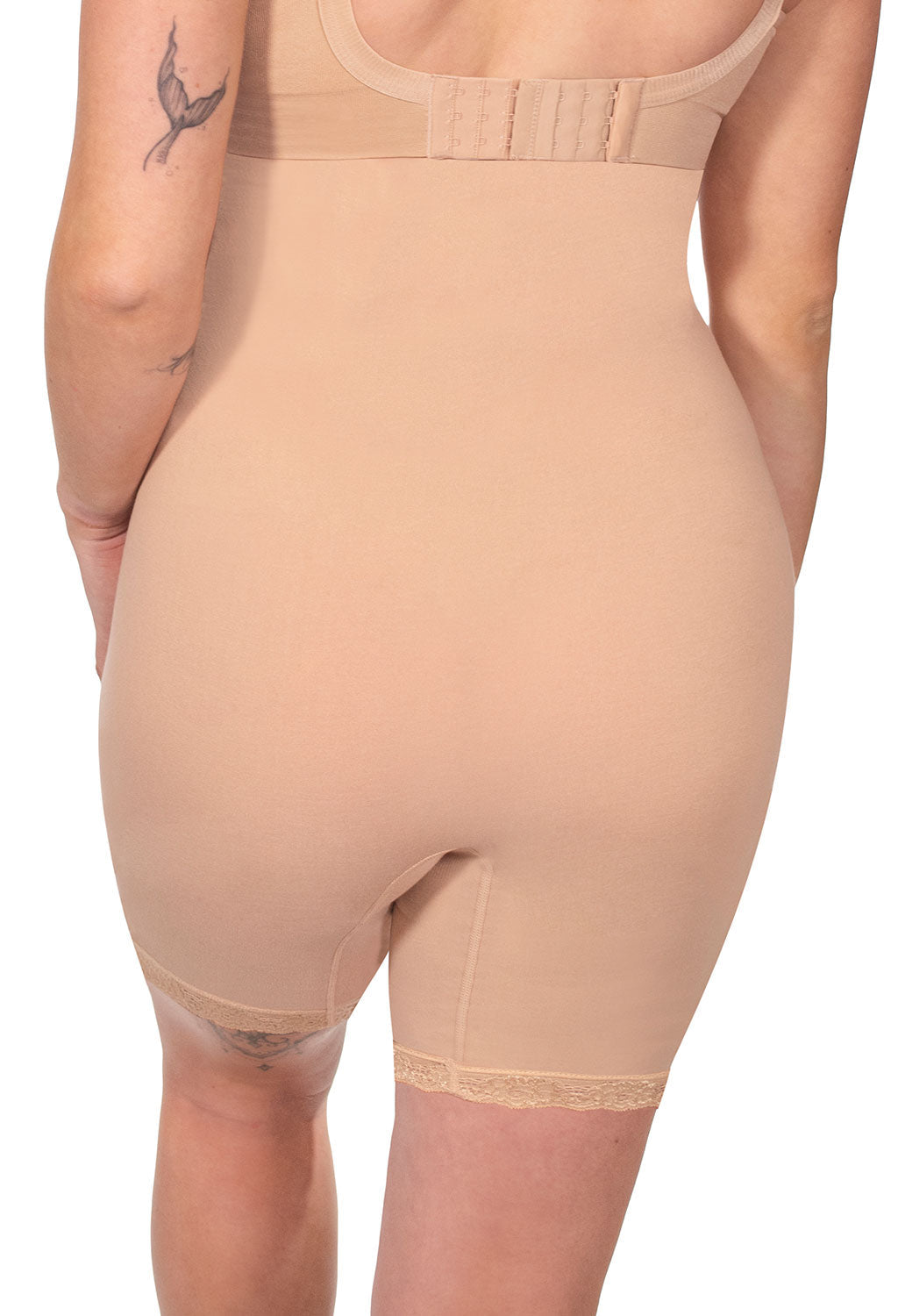 Maternity Underbust Anti Chafing Midi Cotton Shorts - 2 Pack