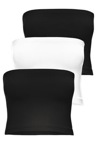 Maternity Mini Strapless Tube Top/Skirt - 3 Pack