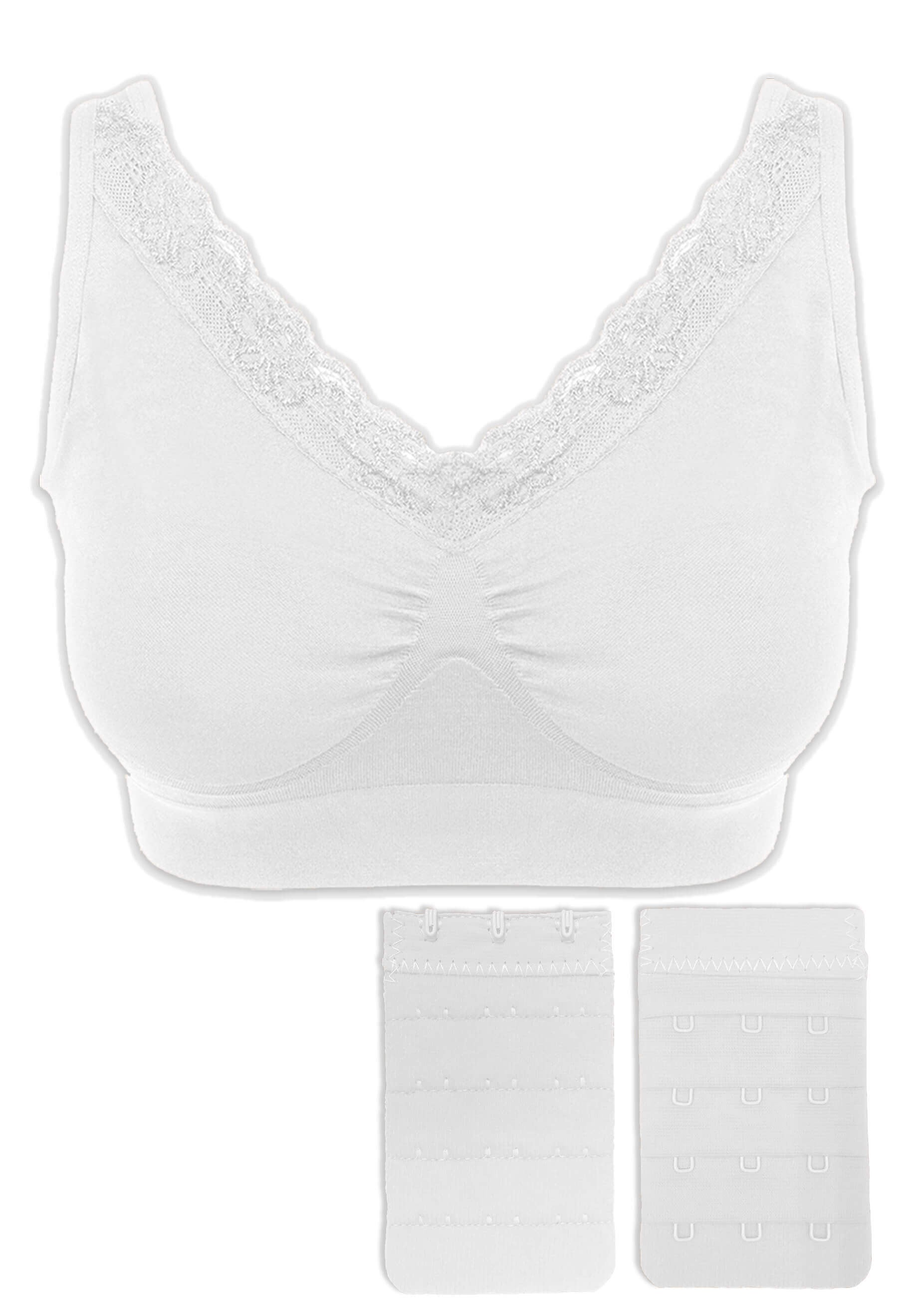 Venus Lace Wire Free Pregnancy Bra + Band Extender Set