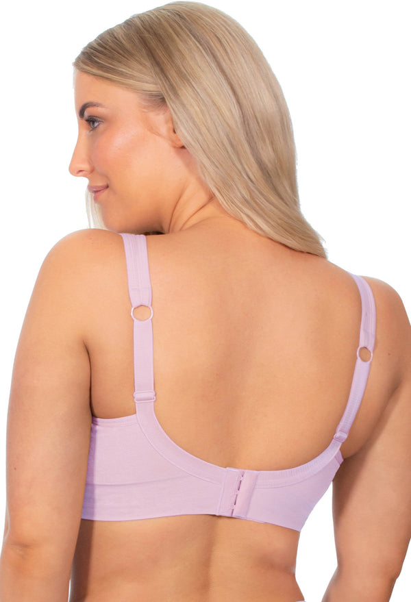 Lace Minimiser Wire Free Bra - 2 Pack