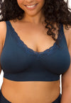 Lace Minimizer Wire Free Bra