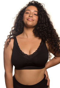 Lace Minimiser Wire Free Bra - 3 Pack