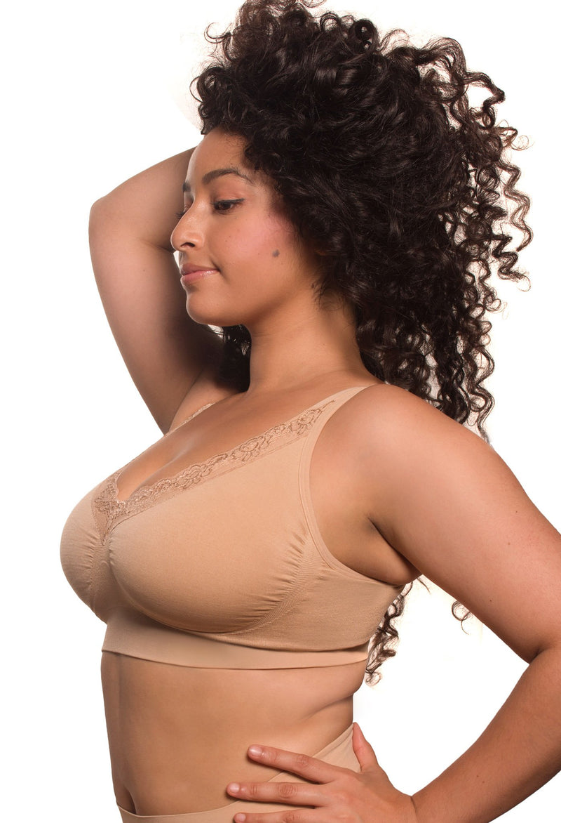 Lace Minimizer Wire Free Bra