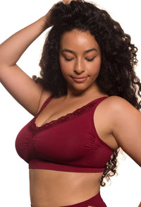 Lace Minimizer Wire Free Bra