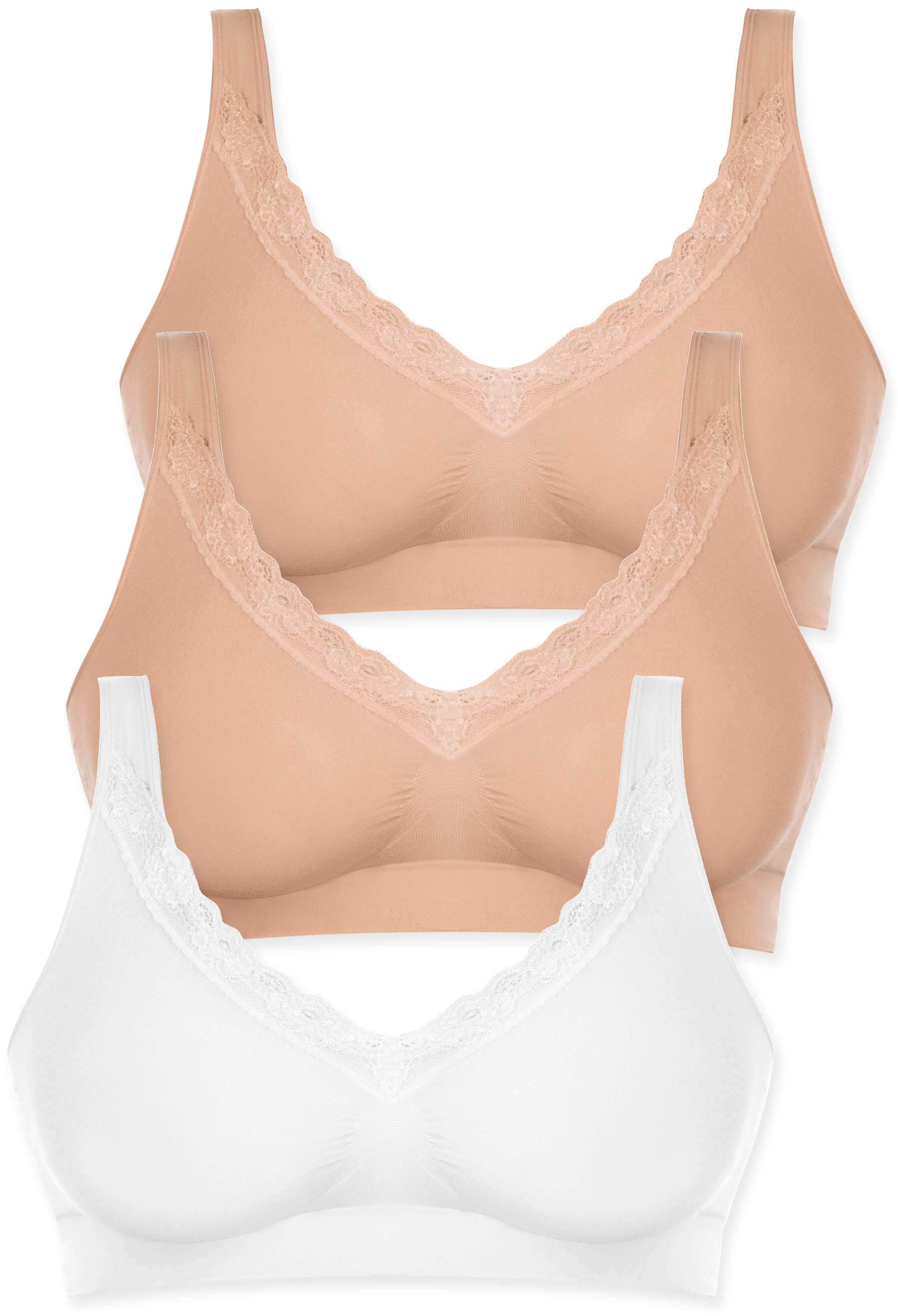 Cotton Pull On Sleep Bra Pack