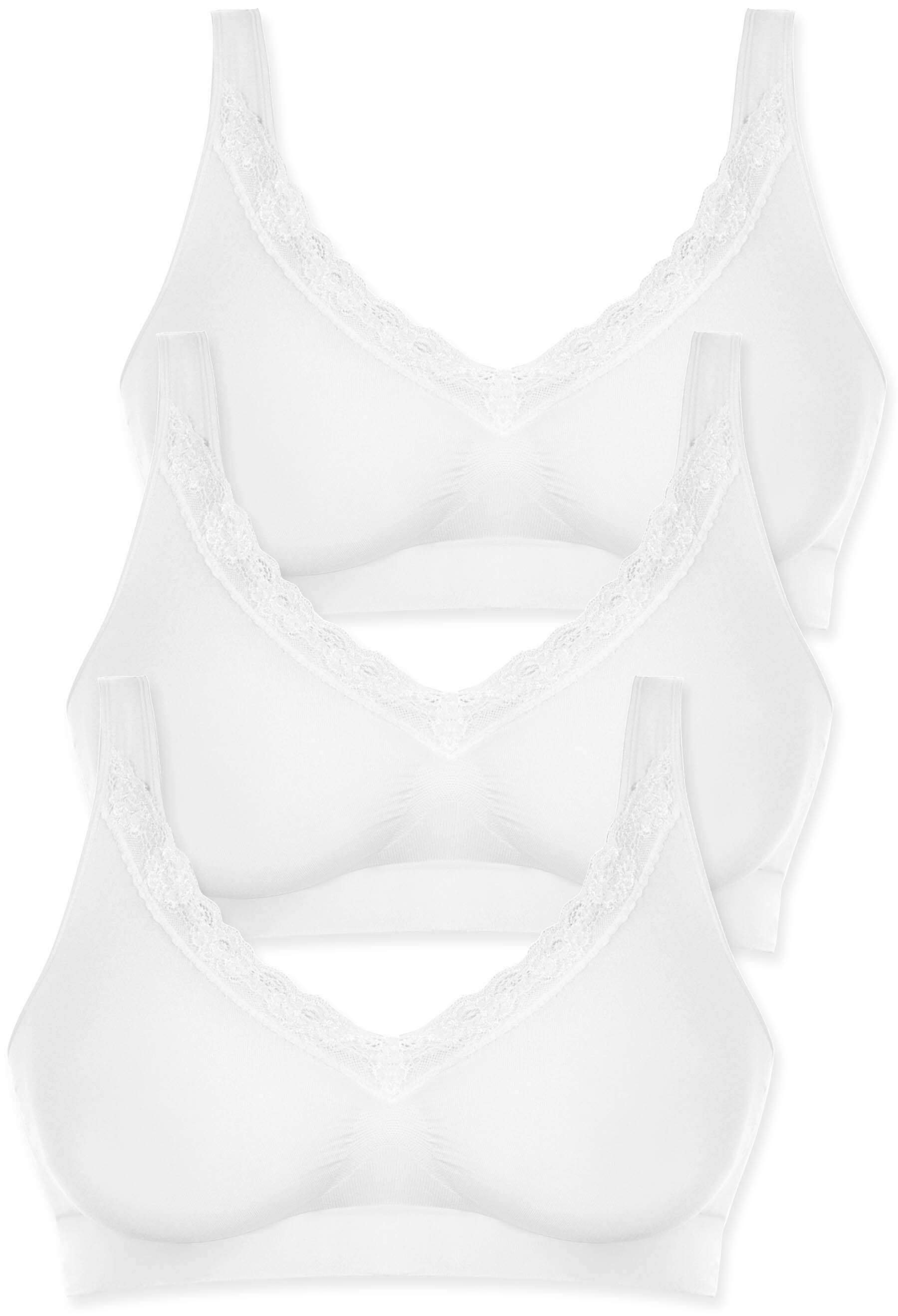 Cotton Rich Pull On Sleep Bra Pack