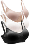 Bamboo Padded Wire Free Bra - 3 Pack