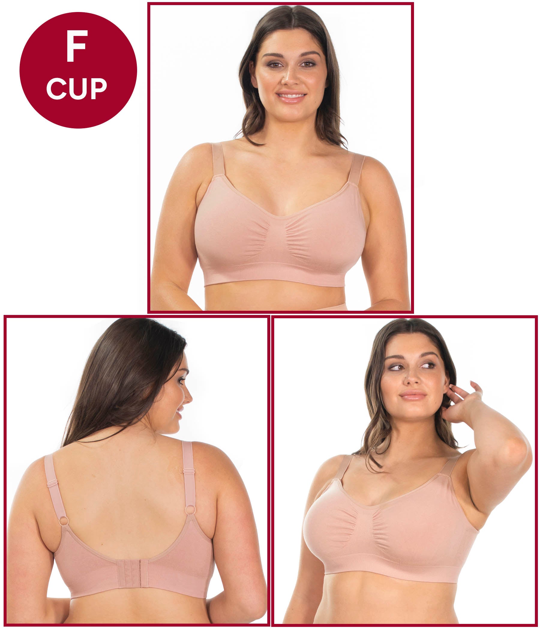 Soft Cup Wire Free Bamboo Padded Bra