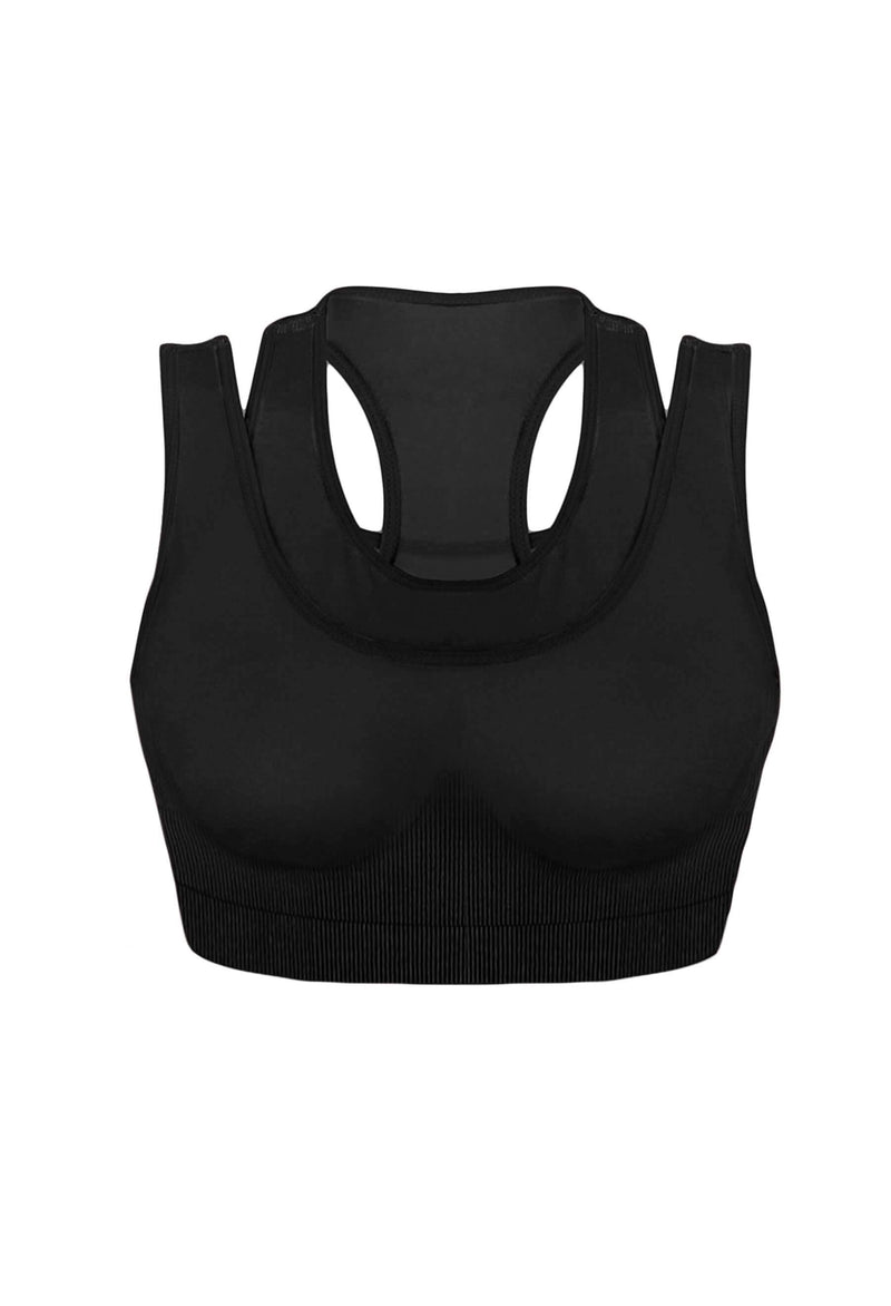 Sports Bra - Triple-layer Support Racer - 3 Pack