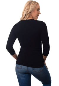 Bamboo 3/4 Sleeve Top  -3 Pack