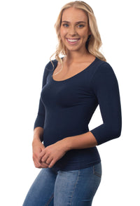 Bamboo 3/4 Sleeve Top