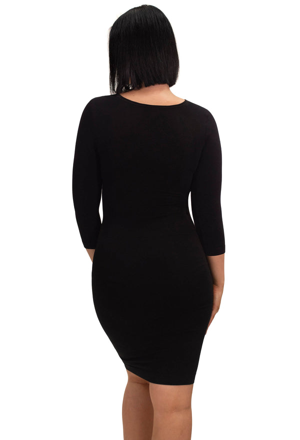 Maternity Bamboo 3/4 Sleeve Dress - 2 Pack